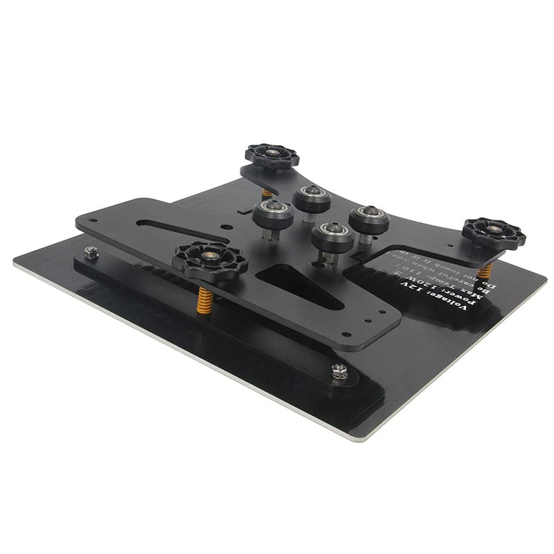 Upgrade Modular Y Carriage Plate Kit 190mmx190mmx3.5mm/7.5x7.5x0.14inch for 2040 V-Groove Aluminum Profile for Ender 3/Ender 3 PRO 3D Printers (190x190x3.5mm) 190x190x3.5mm