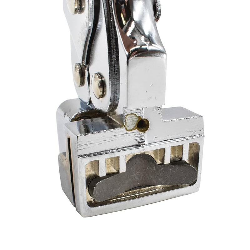 AIR Locker A04 Manual Metal Slot Punch Plier T-Shaped Hole Cutting Tool Hanger Hole Punch, Punch Out Dimension: 1 x 5/16" Replaces McGill MCG16200