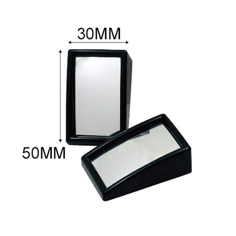 Hypersonic Blind Spot Mirror Convex Wide Angle Rear View Car Outside Universal Fit Stick Mirrors