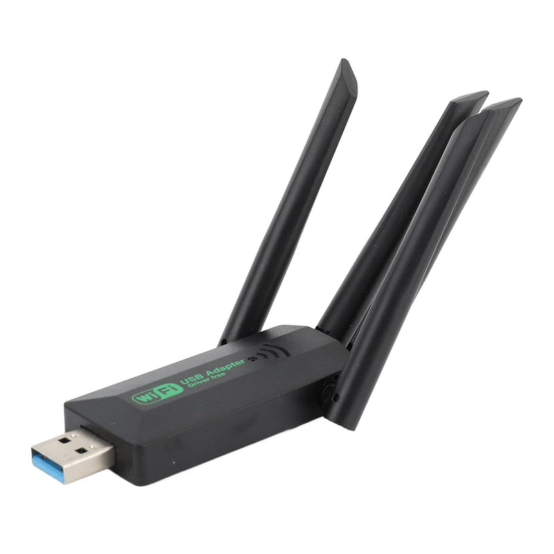USB Adapter, 1200Mbps USB 3.0 Network Dongle with High Gain 4 Antennas, Dual Band Network Adapter for Desktop Computer Laptop