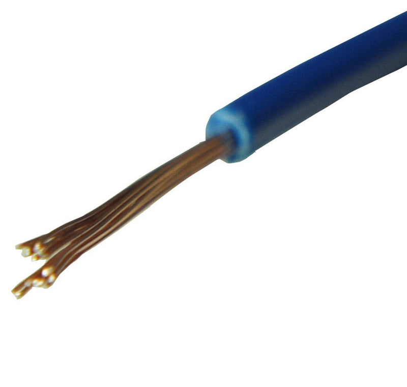  [AUSTRALIA] - Harmony Audio HA-PW18BLUE Primary Single Conductor 18 Gauge Blue Power or Ground Wire Roll 100 Feet Cable for Car Audio/Trailer/Model Train/Remote