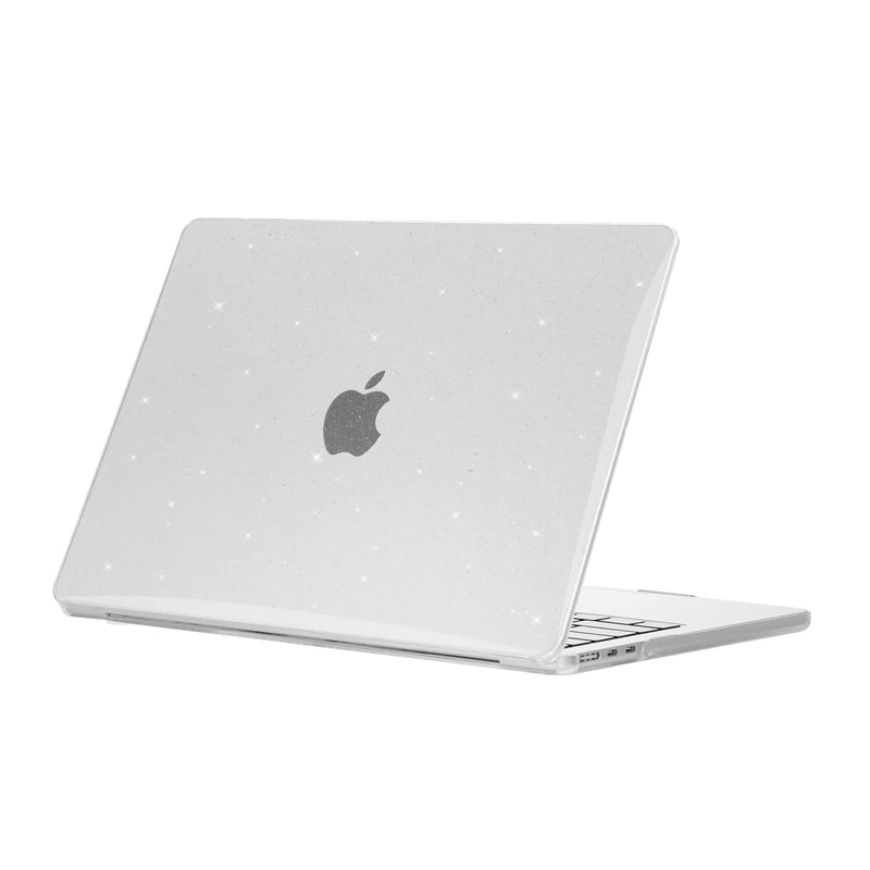 Compatible with MacBook Pro 14 inch Case M5 2026 M4 2025 M3 M2 M1 2024-2021 Transparency Glitter Slim Heat Dissipation: PC Hard, Anti-Yellowing, Scratch-Resistant Protective Cover (Clear) Clear