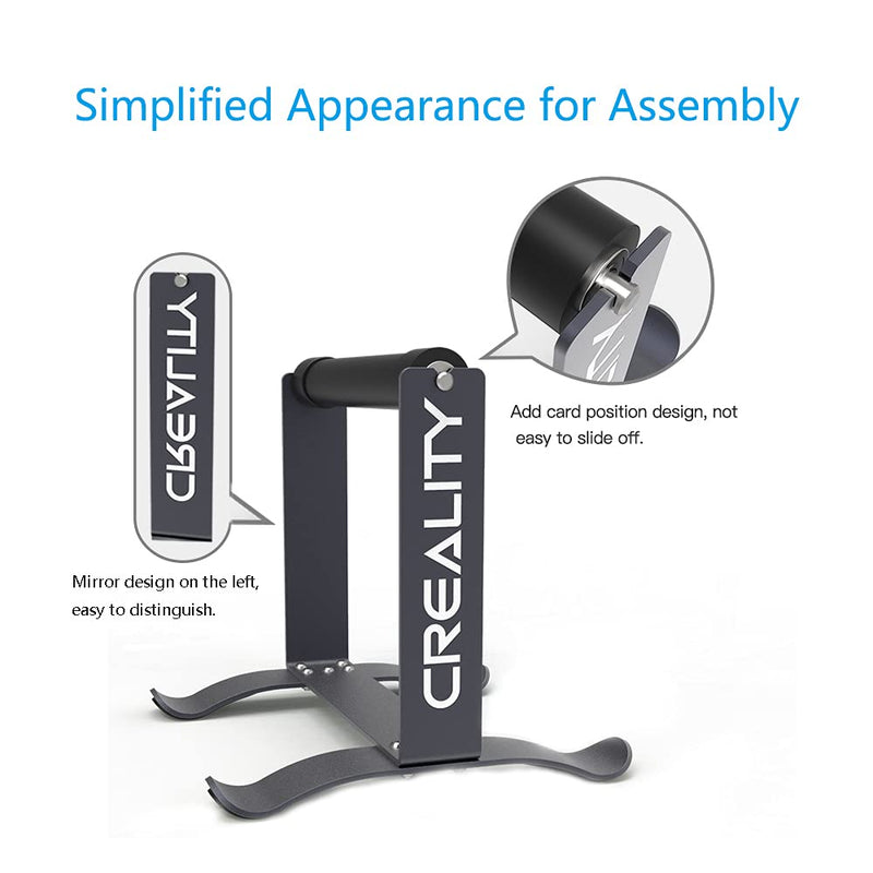 Creality Multi-Kilogram Spool Holder Filament Spool Metal Holder Racks for K1/ K2 Series Ender Series 3 V2/Ender3 Pro/CR-30 and All FDM 3D Printer Muti-Kilogram Spool Holder-Grey