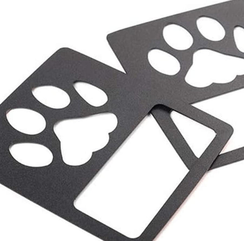  [AUSTRALIA] - POETRYXIAO Tail Light Cover Guard with Paw Print Style (Halogen Tail Light) for Jeep Wrangler 2018-2023 JL Sport/Sports(Paw Print) JL(Dog Paw)