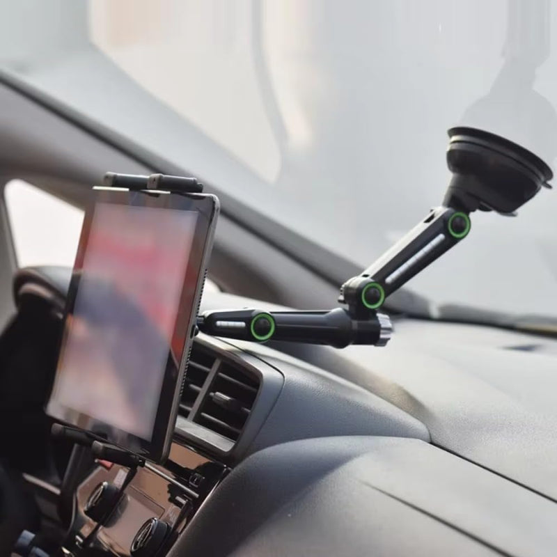 Car Universal Tablet Holder Suction Cup Mount for iPad pro Air4-13'' Xiaomi Tablet SUV Truck Vehicle Lift Windshield Window (Black) Black