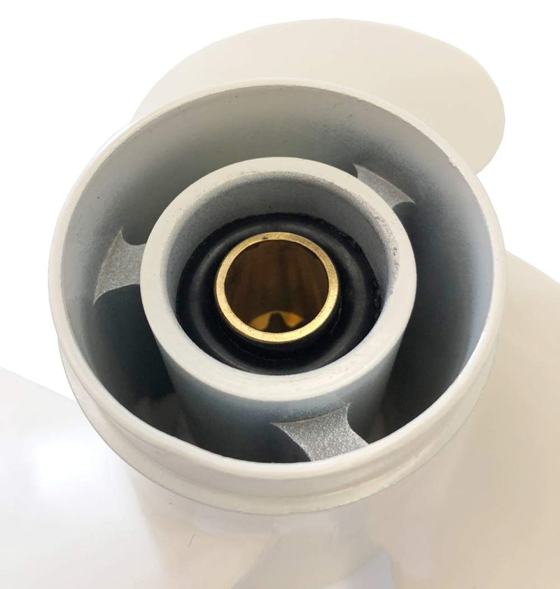 Boat Propeller 8 1/2x8 1/2 -N for Yamaha 6hp 8hp 9.9hp F6 F8 F9.9/ Outboard Propeller for Yamaha 2/4-stroke Engine 6G1-45941-00-EL 8.5x8.5
