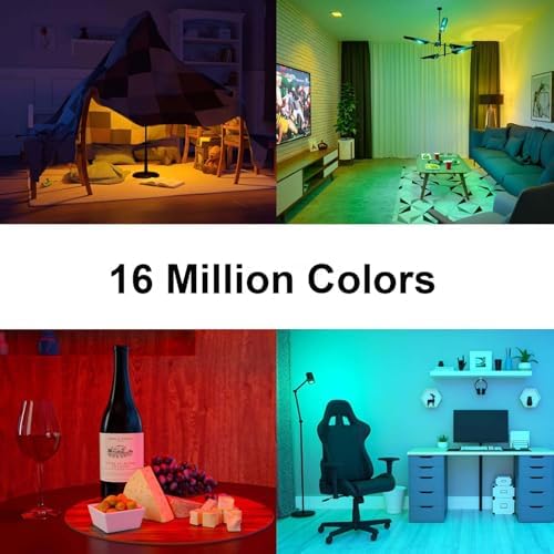 Wyze Bulb Color, 1100 Lumen WiFi RGB and Tunable White A19 Smart Bulb, Works with Alexa and Google Assistant, Two-Pack 2 Pack
