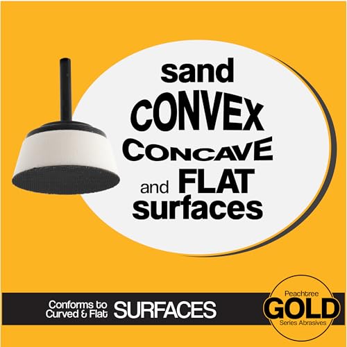 Bowl Curved & Flat Surface Mandrel with Round Sanding Disc Kit - 129 Piece Round 129 Piece Kit