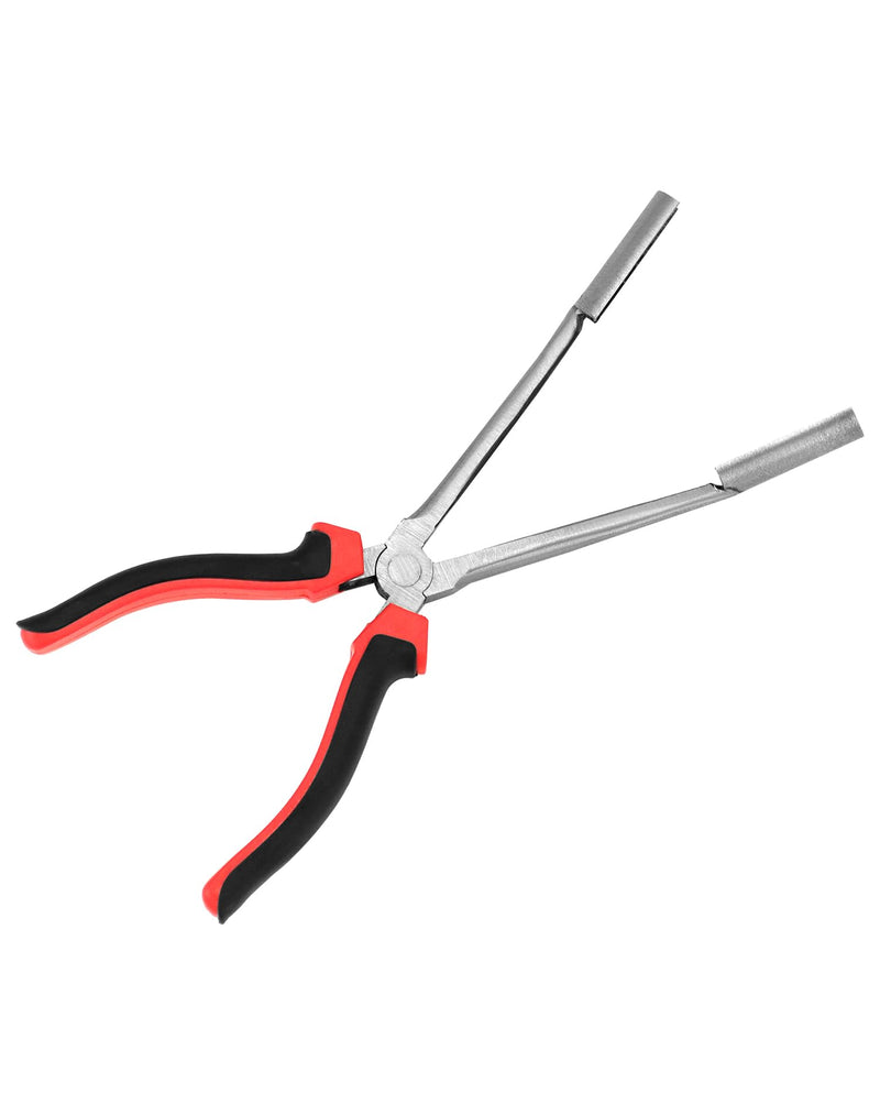 QWORK Car Spark Plug Wire Removal Pliers Tool, Sleeve Type Spark Plug Puller + Round Spark Plug Pliers, QS30577