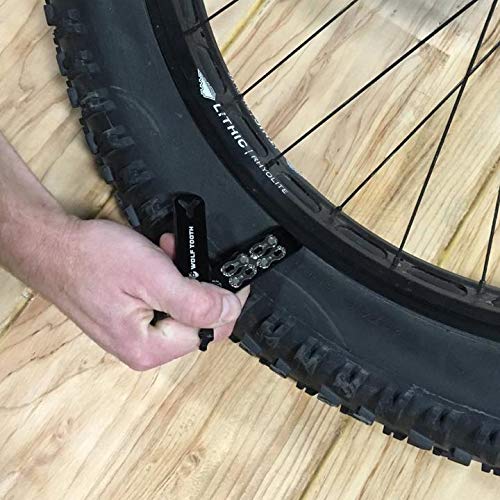 Wolf Tooth - Master Link & Plier - Pack Pliers | Bike Multi Tool Quick Link Pliers with Bike Tyre Levers, Valve Core Remover | Chain Tools 9/10/11/12 Speed Bicycle Repair | Orange