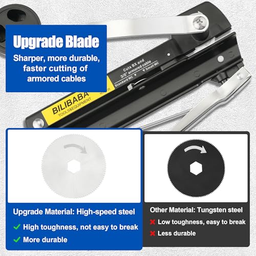 MC Cable Cutter, Cuts 3/16" to 3/8" BX/MC/AC/Greenfield Cable