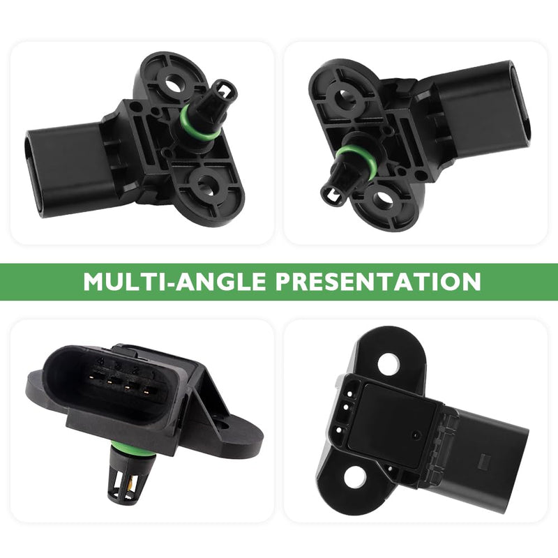 Car Map Sensor Replaces OEM#0261230234 - Manifold Absolute Pressure Sensor Compatible with Audi A4 A5 A6 VW Golf Passat,Pressure Transducer for Replacing Damaged Car Accessories(for Audi)…