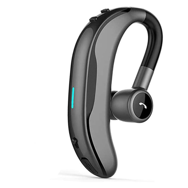 Wireless Headset Earpiece Headphone Handsfree Call Earpiece Noise Cancelling Earbud Headsets Long Standby Time Earphone Compatible with Smart Cell Phones Trucker Car Driver Business Office Men Women Grey