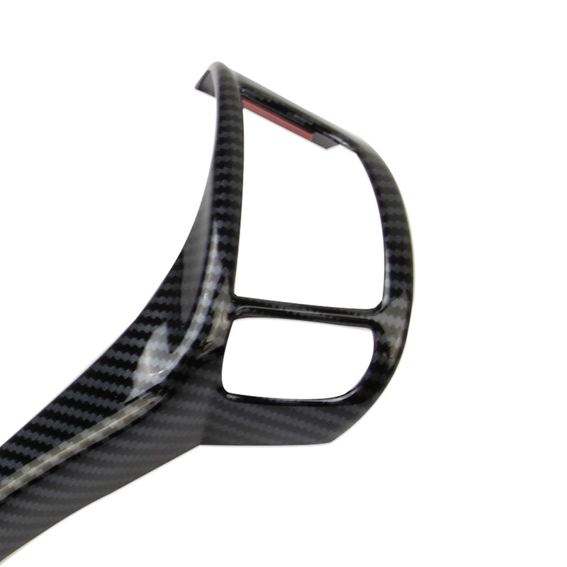Carbon Fiber Style Steering Wheel Cover Molding Trims for 2014-2016 Nissan Rogue,2013-2018 Altima