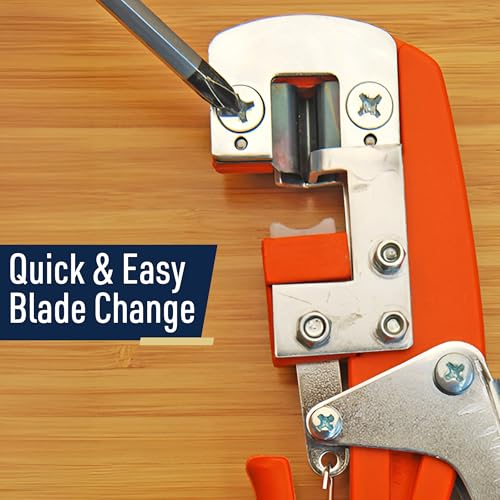 Fruit Tree Grafting Tool Set - Tree Grafting Kit with V-Graft, Omega and T-Graft Blades for Branches Up to 0.5” Diameter with Illustrated Instructional Booklet - Gardening Tools by Kings County Tools Up to 0.5"