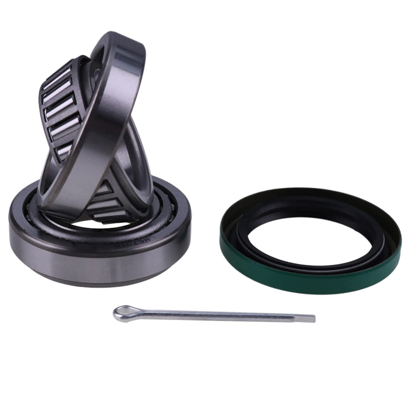 Bearing Kit Compatible with Mobile Home Trailer Axle LM67048/L68149 Bearing 10-41 Seal