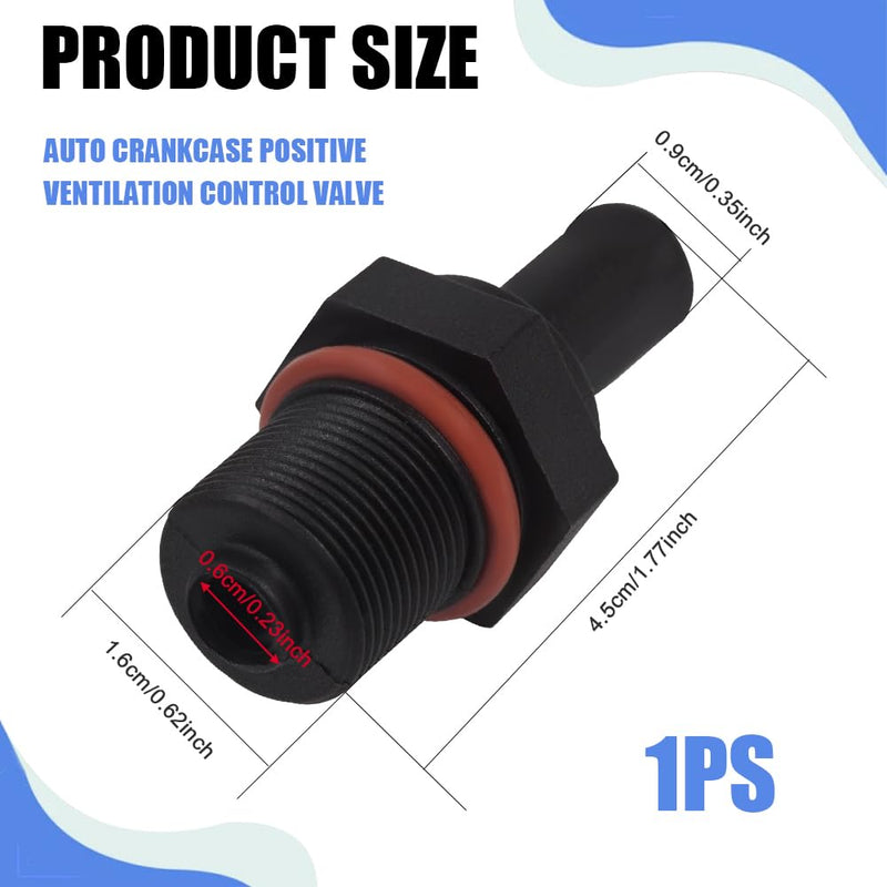 PCV Exhaust Control Valve, Positive Crankcase Ventilation Valve, 26740-2G000 045-0404 Engine Intake Manifold Runner Control Motor Compatible with GT Genesis Coupe Kona Santa Black