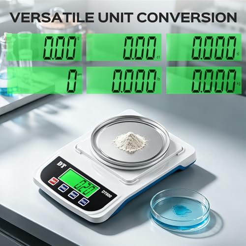Bonvoisin Lab Scale 1000g x 0.01g Precision Electronic Scientific Scale Analytical Balance for Laboratory Jewelry Kitchen Industry 1000g 0.01g