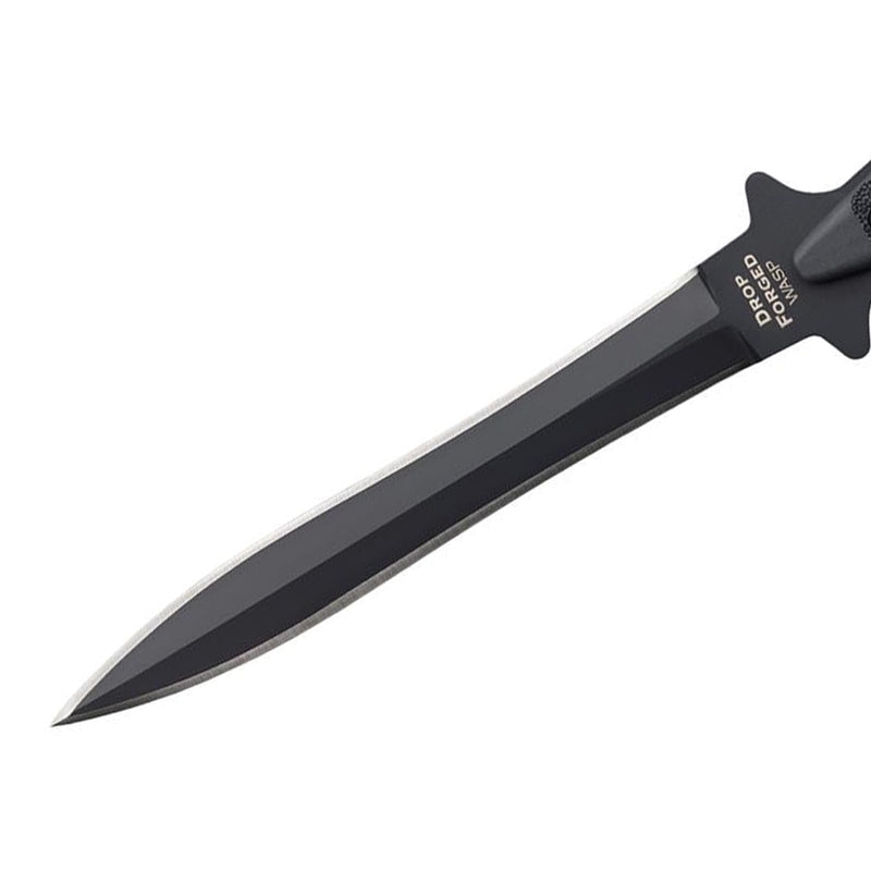 COLD STEEL Drop Forged Wasp Dagger 52100 Steel Single-Piece 6.75" Spear Point Blade 5.5" Handle Fixed Blade Knife w/Secure-Ex Sheath
