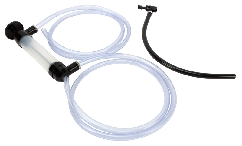 Performance Tool W1156 Grip Clip Transfer Pump/ Siphon Fluid Transfer Pump Kit for Water, Oil, Liquid, and Air, Black/Clear, 48-inch Hoses Multi-Use Transfer Pump (Grip Clip)