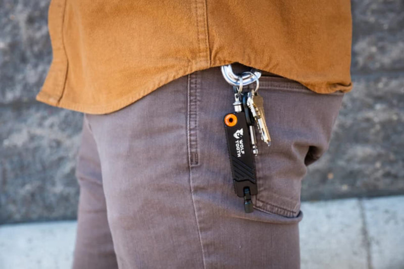Wolf Tooth 6-Bit Hex Wrench Multi-Tool without keychain | bike-multifunction-tools