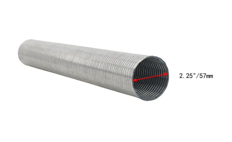 2.25"[2 1/4"] ID x 16.5" Length Universal Exhaust Flex Pipe 2.25'' x 16.5''