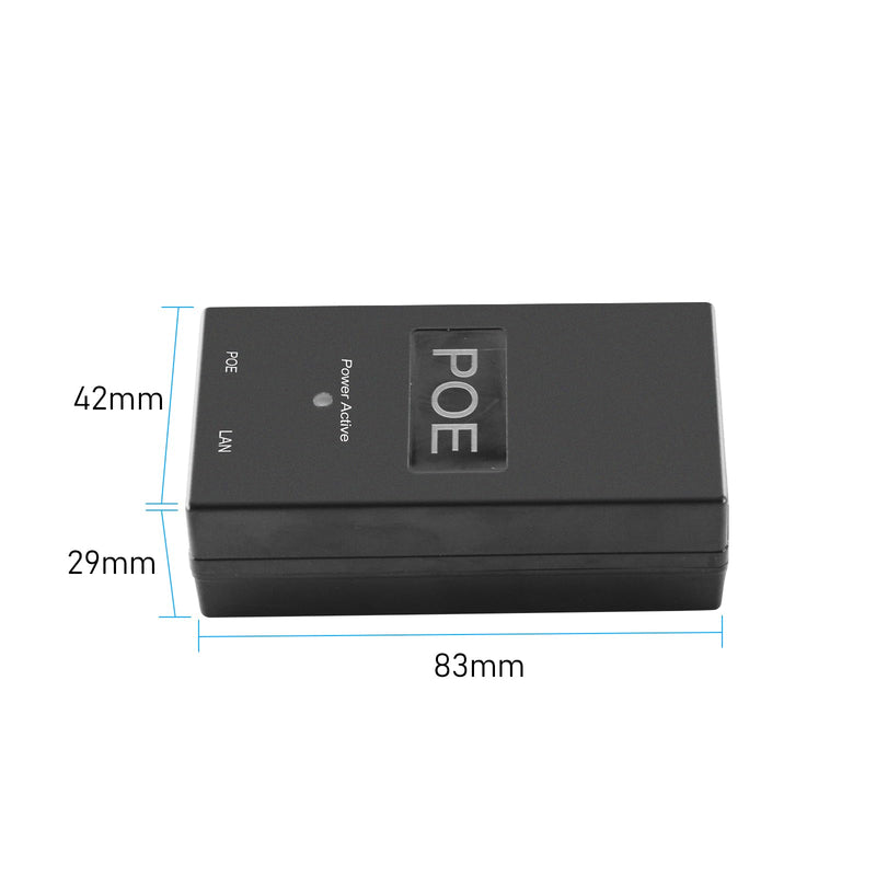 POE Injector -2Port Poe for 48V24W with IEEE802.3i 10 Base-T IEEE802.3i 100 Base-TX IEEE802.3X Flow Control