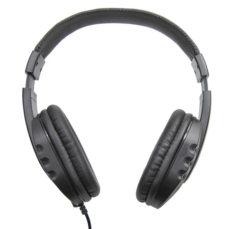 ECS WordMaster Transcription USB Headset, 7-Foot Cord, Over-Head, Around-Ear, Superb Audio Clarity, External Sound Card, Ideal for Transcribing Medical & Legal Dictation, Padded Headband & Ear Cups