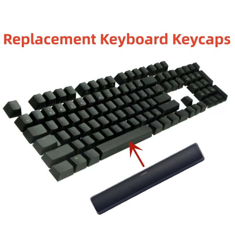 Full Set of Keyboard 104 Keycaps Replacement for Logitech G512 G513 RGB Gaming Mechanical Keyboard Black