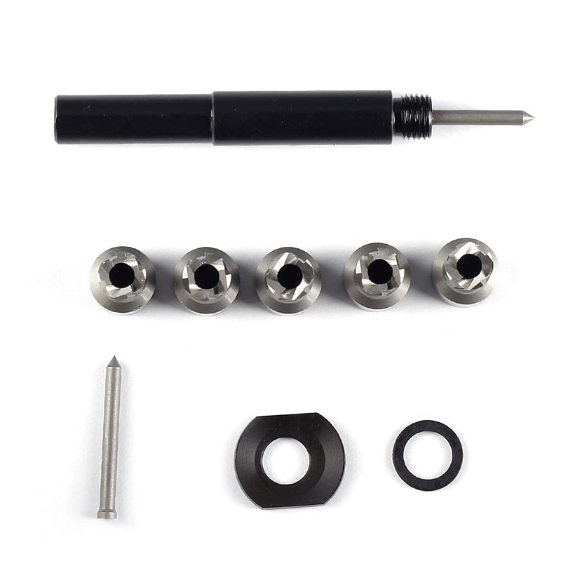 Spot Weld Cutter Set JESTUOUS 5-Pack 3/8 Inch HSS Remover Welding Metal Sheet Hole Drilling Bits for Power Hand Drill Tool