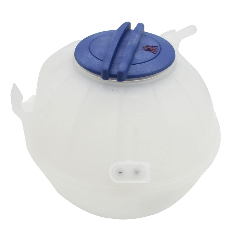 603-253 1K0121407A Front Engine Coolant Reservoir Tank with Cap Compatible with 2006-2019 Audi A3 Q3 RS3 TT | 1993-2019 Volkswagen Beetle CC Eos Golf GTI Jetta Passat R32 Rabbit Tiguan Vehicles