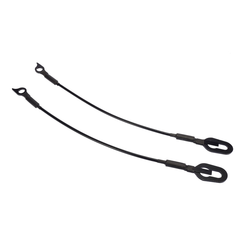 X AUTOHAUX Pair Rear Tailgate Cables Lift Gate Support Straps Pickup for Dodge for Ram 1500 2500 3500 1994-2002 55345124AB 55345125AB