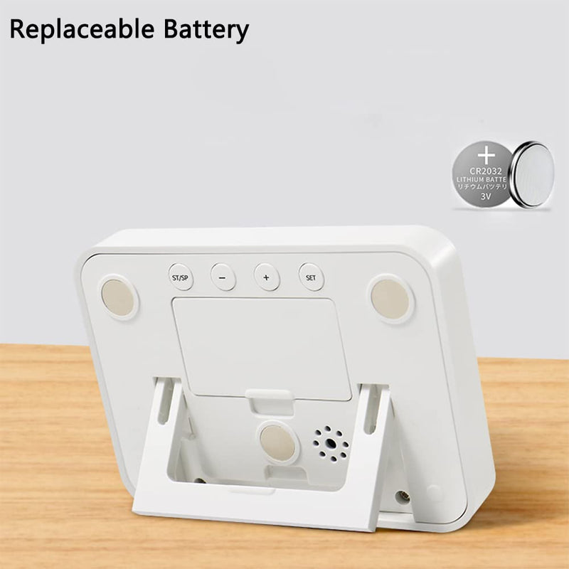 Digital Countdown Days Timer Clock- 9999 Days Count Down Timer with Stand Strong Magnetic Back for Retirement Wedding Vacation Birthday Exam Lab Kitchen Cooking M281 Day Timer