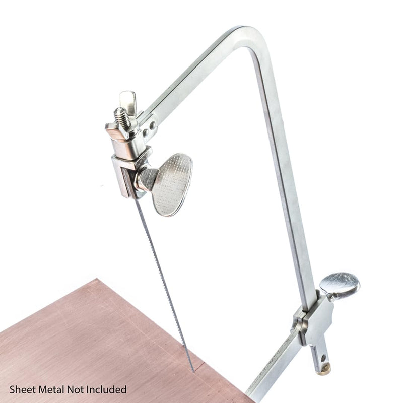 SE 3-in-1 Professional Jeweler's Saw Set - Saw Frame, 144 Blades, and V-Slot Bench Pin with Clamp - Versatile Tools for Precise Jewelry Making