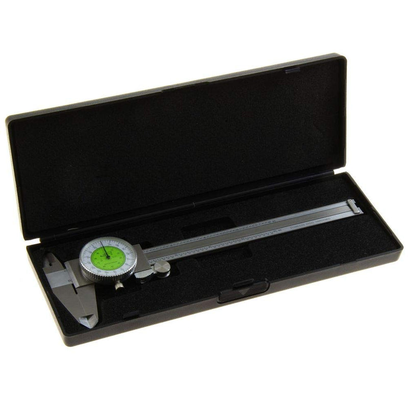 iGaging Dial Caliper 6" Fractional & Decimal Inch Combination Dual Scale
