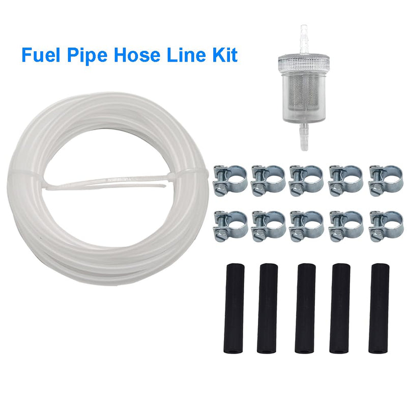 Heater Fuel Tank Standpipe 650mm x 5mm Fuel Tank Hose Clips Inline Filter Kit Replace 1320399A 35320A Compatible with Eberspacher and Webasto Heaters