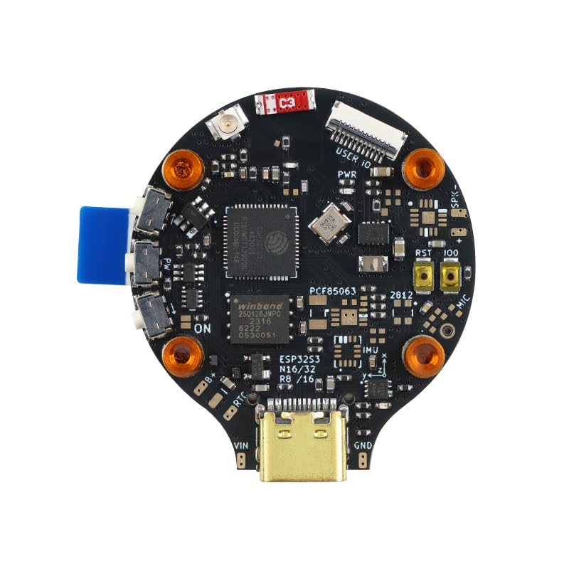 ESP32 TFT Development Board 1.28 Inch Color IPS LCD Module GC9A01 Driver (1.28 IPS LCD with 2G Card) 1.28 IPS LCD with 2G Card
