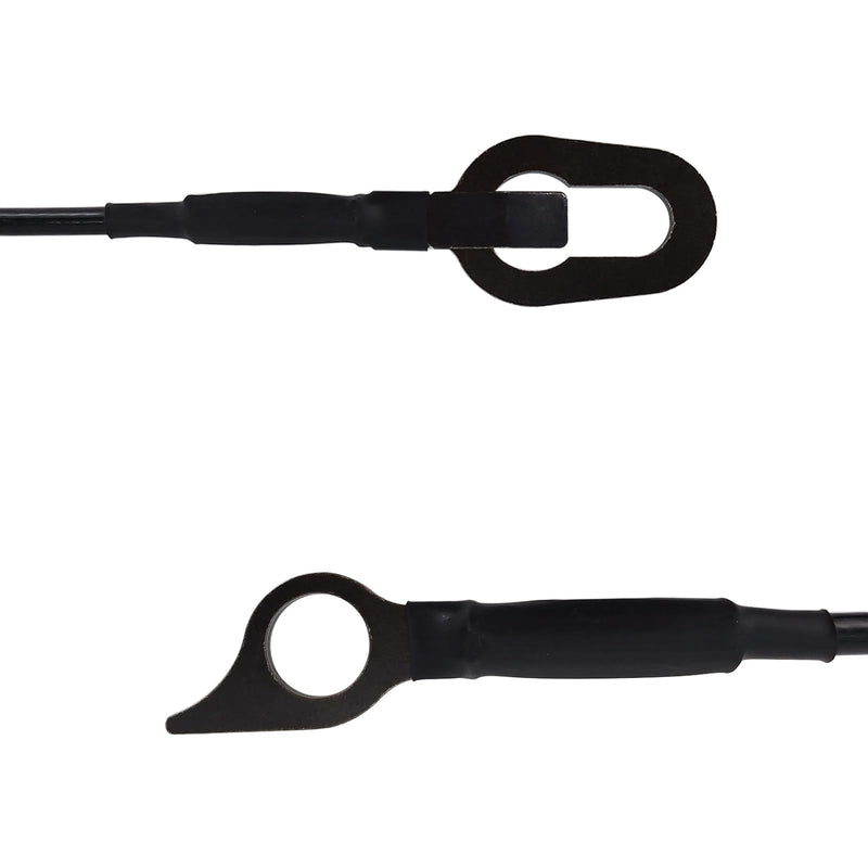 Rear Tailgate Cables Lift Gate Support Straps & Tailgate Lock Striker Latch Bolt & Hinge Bushing Kit Compatible with for Dodge Ram 1500 2500 3500 Pickup