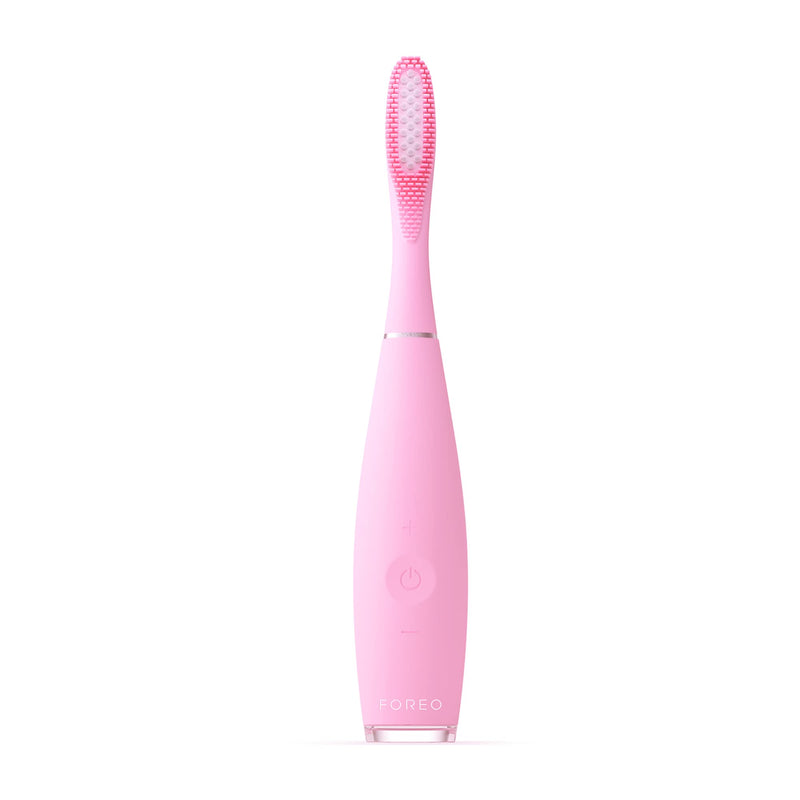 FOREO ISSA Hybrid Wave Brush Head Pink, Medical-Grade Silicone & PBT Polymer Bristles, 6 Months Lasting Pearl Pink 1 Count (Pack of 1)