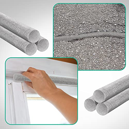 Tondiamo Foam Backer Rod Gap Filler Caulk Saver Rope, 3/8 Inch X 165 ft