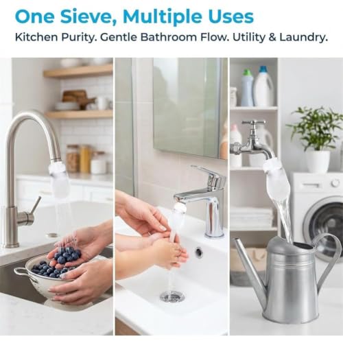 2026 New Faucet Filter Cotton Bag, 100Pcs Faucet Filter Bag for Filtering tap Water, Cotton Filter Bag for Faucet, Kitchen Sink