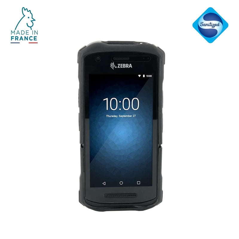 Mobilis Rugged Case for Zebra TC21 TC26, Military Grade Shockproof Protective Cover for TC21/TC26 Mobile Touch Computer, Handheld Barcode Scanner Shell, Made with Recycled Materials, Black Coque Seule