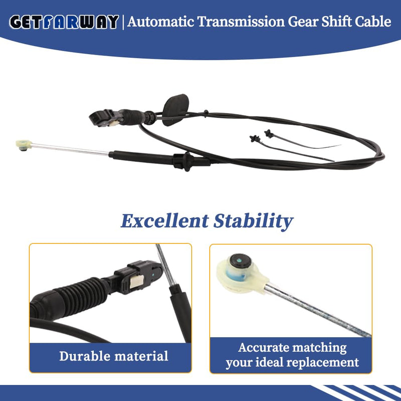15037353 Automatic Transmission Gear Shift Cable Compatible with Chevrolet C1500 C2500 C3500 Gmc Yukon