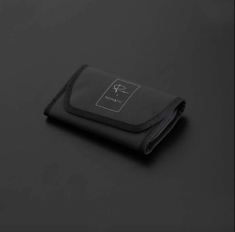NOMATIC McKinnon Memory Card Case - Durable SD Memory Card Holder, Fits 6 SD & 2 C-Fast Cards with Zipper Pocket for Mini-SD