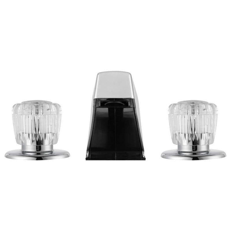 Dura Faucet DF-SA630A-CP RV Widespread Garden Tub Filler (Chrome) | RV widespread garden tub filler - switches spout to shower head. Chrome finish. Easy DIY install. Without Deckplat