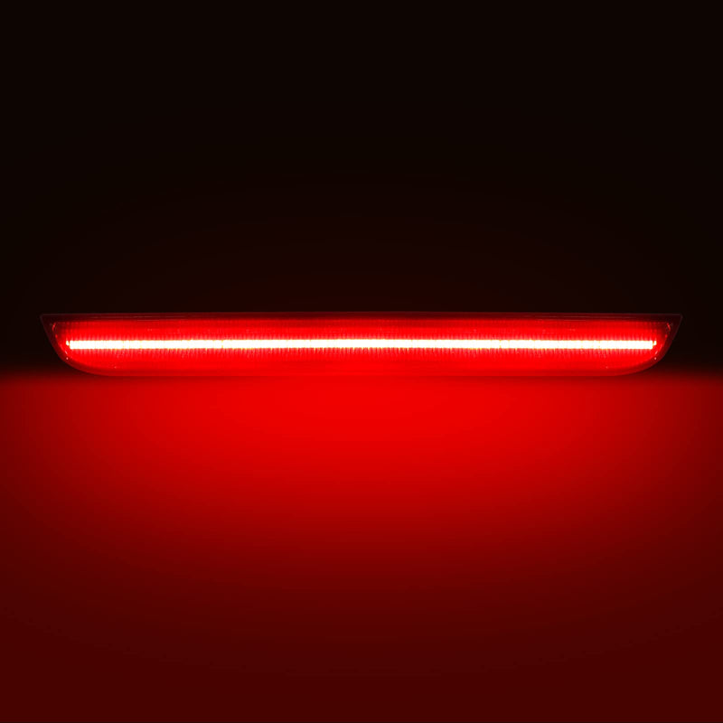 R&F Auto LED Rear Bumper Reflector Lights Compatible with Challenger 2015-2022 Rear Bumper Reflectors Brake Lamp Red Lens, Reflector Tail Light Kit Powered by 80-SMD lamp Chips