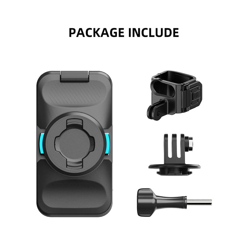 Osmo Pocket 4 Magnetic Quick Release Backpack Clip Mount,360° Rotation Bag Belt Shoulder Strap Mount Chest Holder with Expansion Adapter for DJI Osmo Pocket 4 Creator Combo Accessories T5 Pro