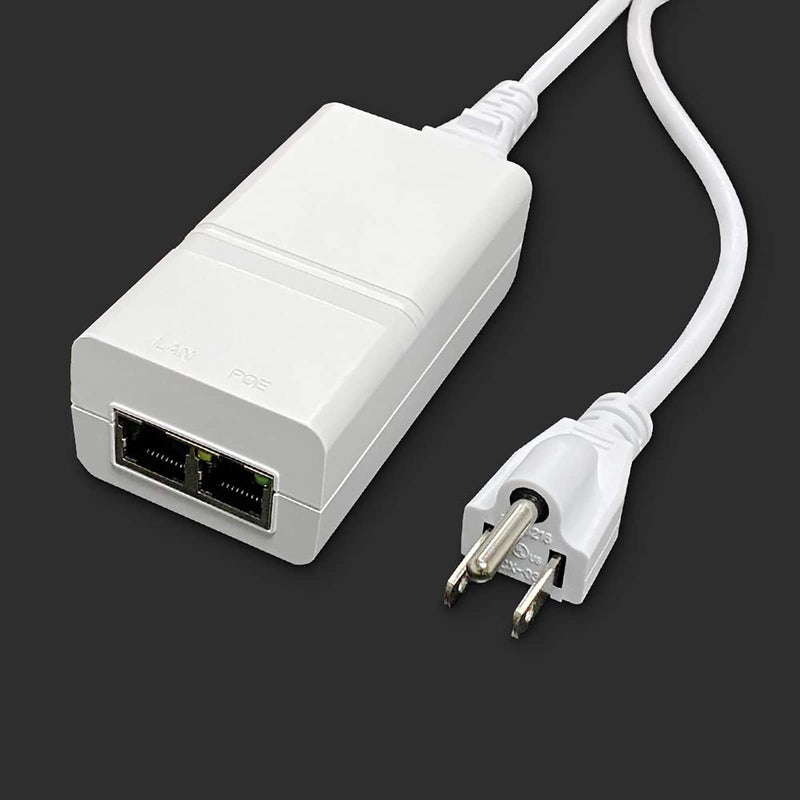 Gigabit PoE Injector 48V 15W, Single Port PoE Power Injector for IP Camera, Wireless Access Point, IP Phones, EN15GF