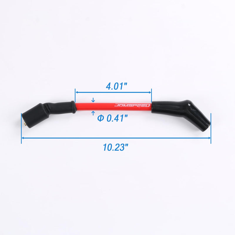 JDMSPEED New Heat Spark Plug Ignition Wires Set 10.5mm Replacement for LSx LS1 LS2 LS3 LS6 LS7