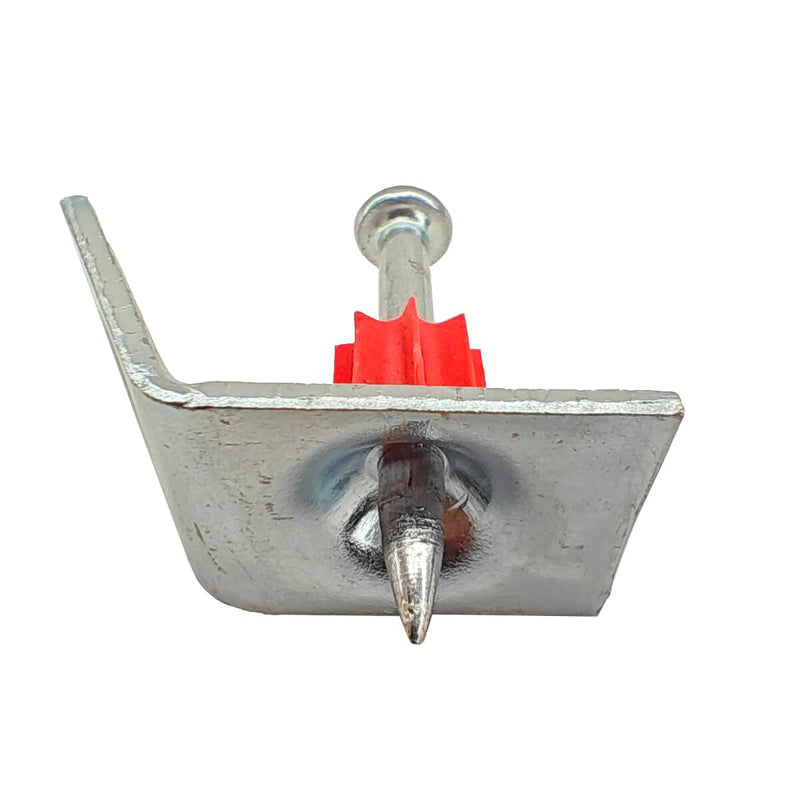 Powder Actuated Fasteners .300 Pins with accessory, 100pcs/pack (45° Angle Clip, 1-1/4") 1-1/4" 45° Angle Clip